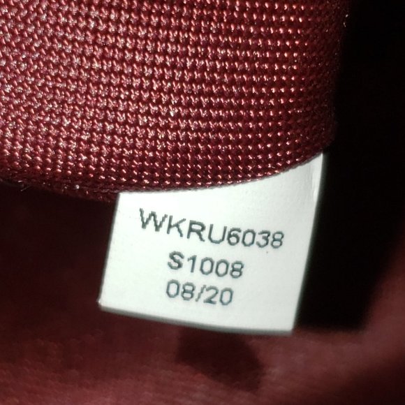 Kate Spade NY Medium Jackson Pebble Leather Cherrywood Red 3 Compartment Satchel - Picture 15 of 16